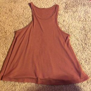 Pink free people tank top